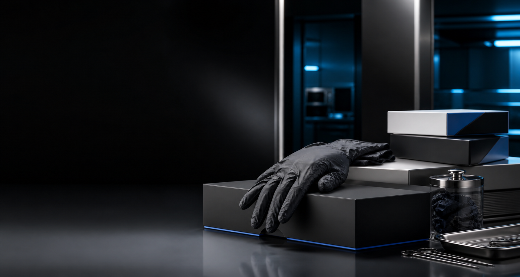 Premium NitriLUX medical industrial glove visual
